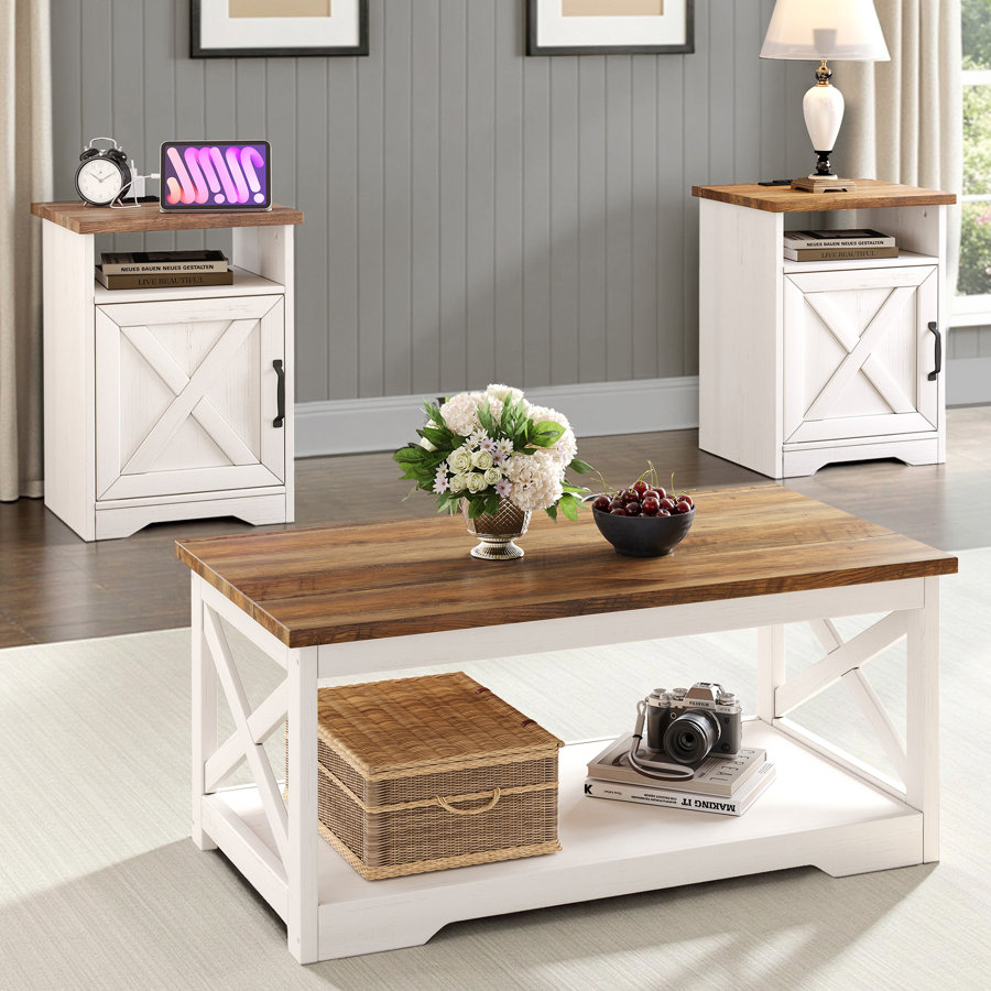 Chiara 2 Piece Coffee Table Set